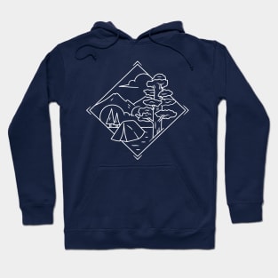 camping in the forest Hoodie